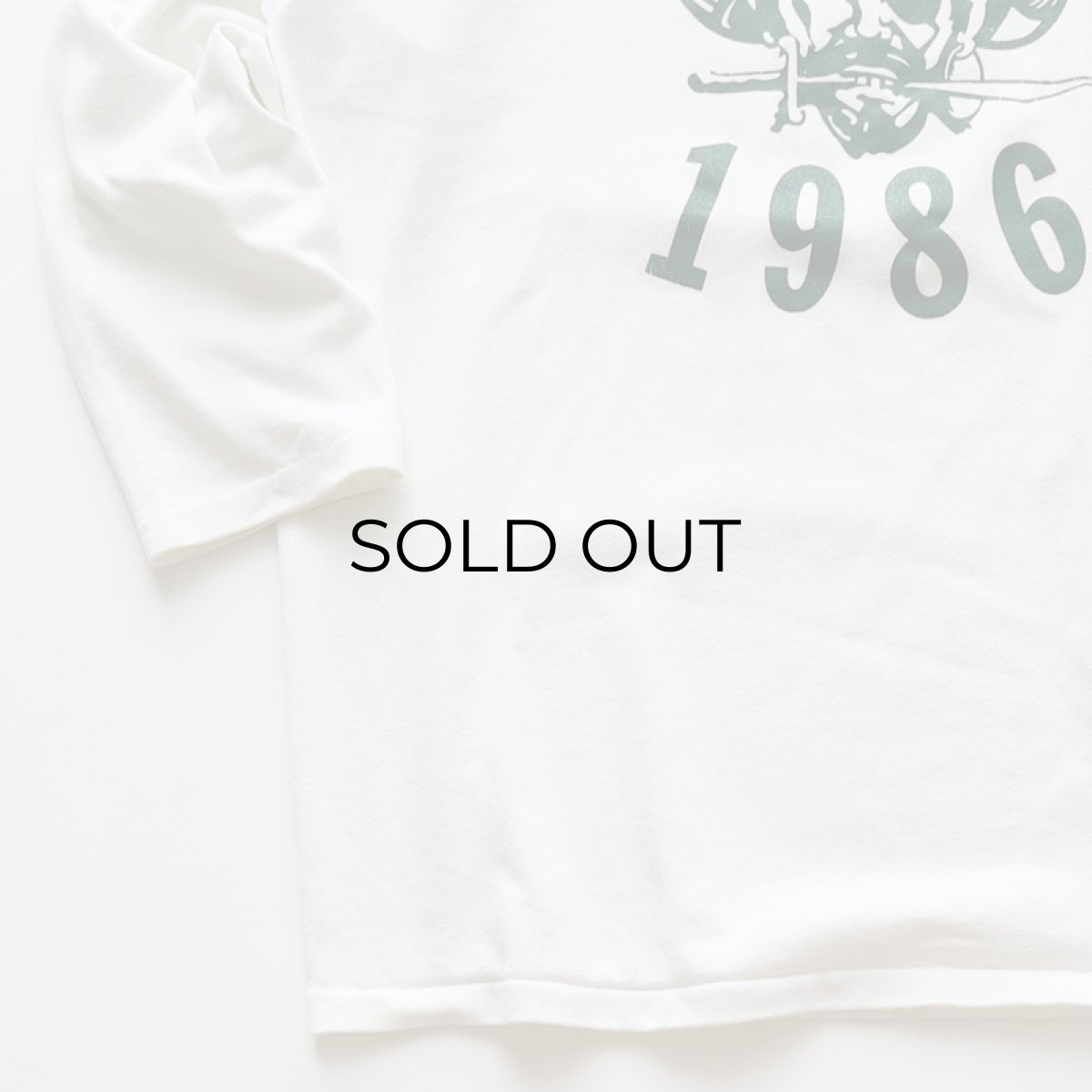 画像5: 80's RUSSELL W-PRINT CROPPED SLEEVE V NECK FOOTBALL TEE "VASHON SENIORS 1986" (5)