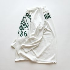画像2: 80's RUSSELL W-PRINT CROPPED SLEEVE V NECK FOOTBALL TEE "VASHON SENIORS 1986" (2)