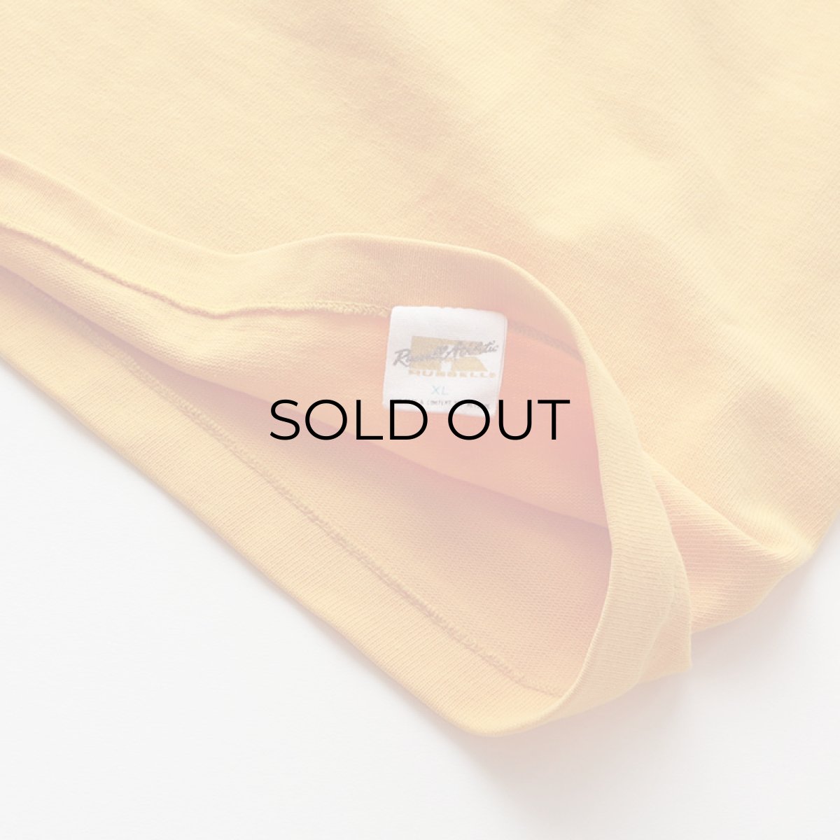 画像5: 70's RUSSELL W-PRINT CROPPED SLEEVE V NECK FOOTBALL TEE "TUMWATER FOOTBALL" (5)