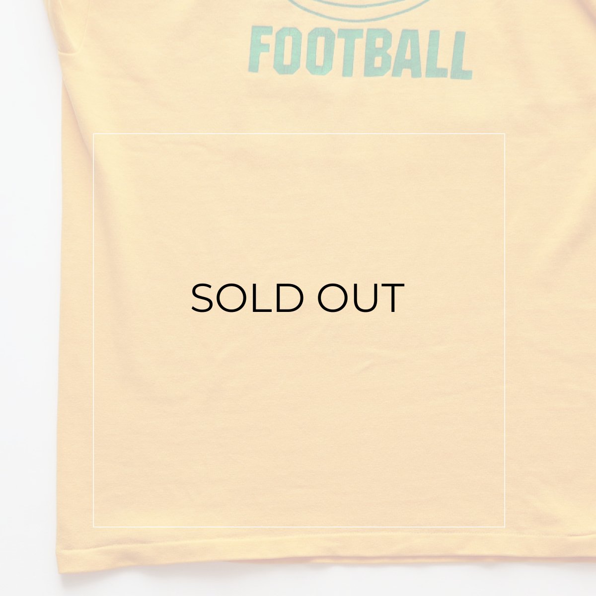 画像7: 70's RUSSELL W-PRINT CROPPED SLEEVE V NECK FOOTBALL TEE "TUMWATER FOOTBALL" (7)