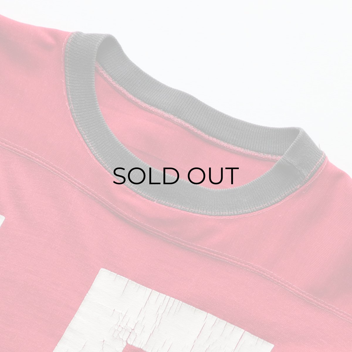 画像9: 60's Champion RAYON W-PRINT HALF SLEEVE FOOTBALL TEE "15" (9)