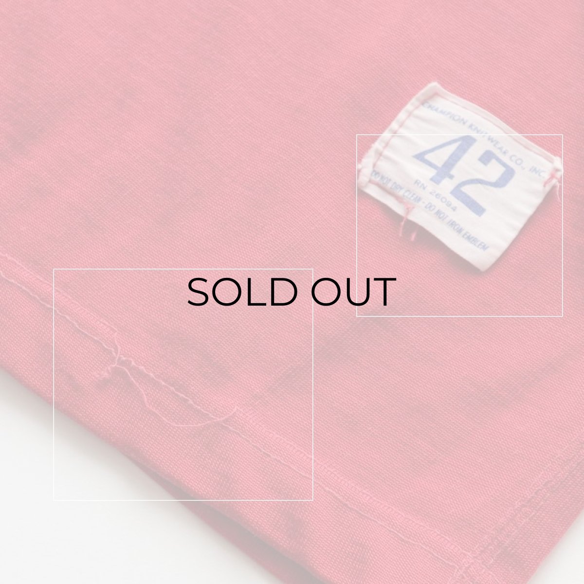 画像12: 60's Champion RAYON W-PRINT HALF SLEEVE FOOTBALL TEE "15" (12)