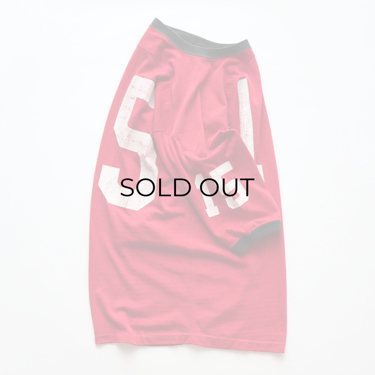 画像3: 60's Champion RAYON W-PRINT HALF SLEEVE FOOTBALL TEE "15" (3)