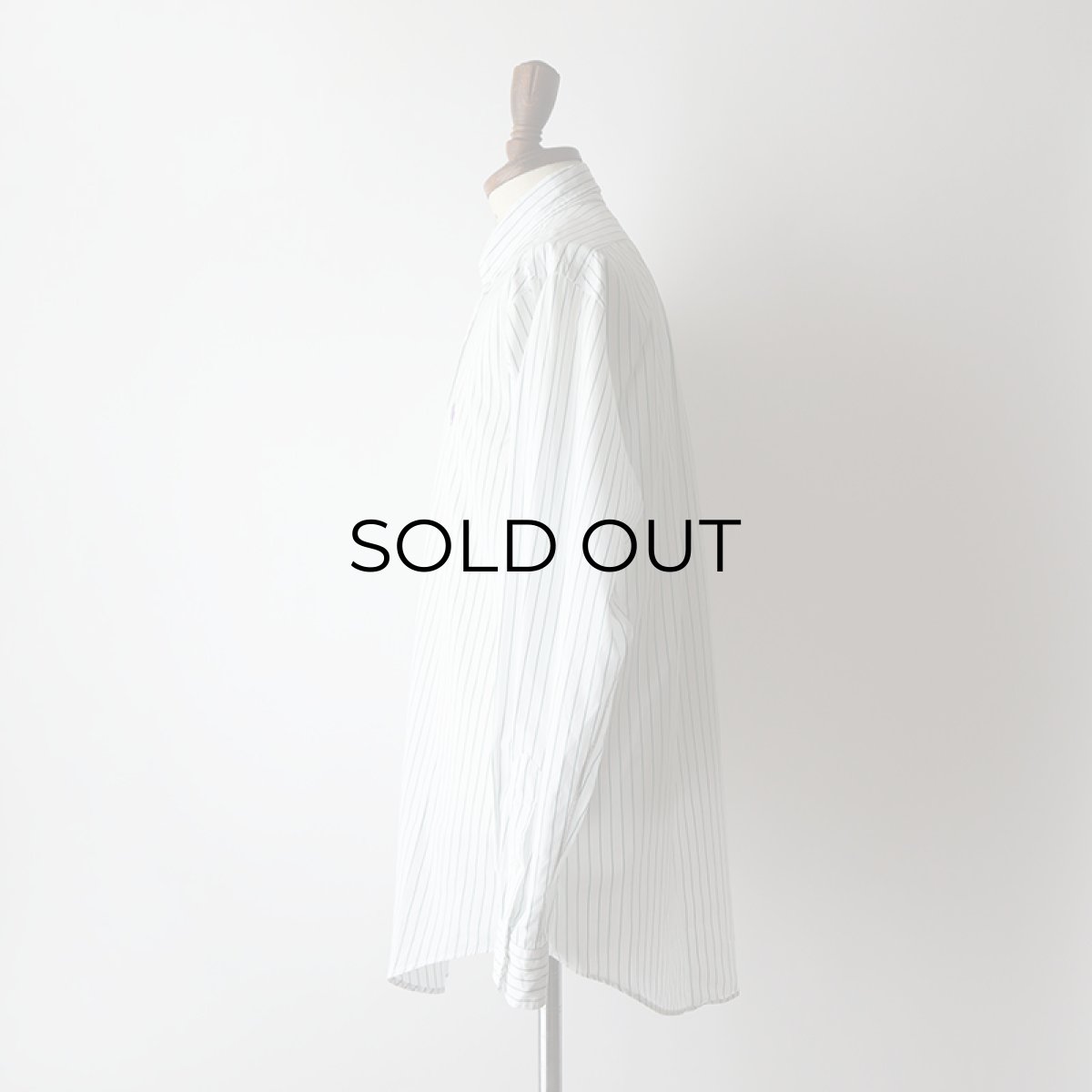 画像10: 90's Ralph Lauren COTTON BROAD STRIPE B/D SHIRT (10)