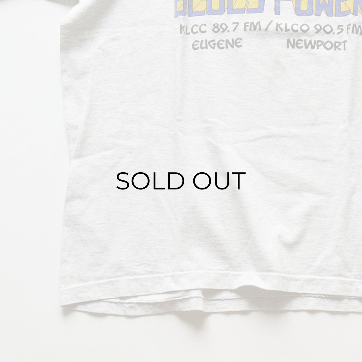 画像4: 〜90's ONEITA COTTON PRINT S/S TEE "ROOSTER'S BLUES POWER" "MADE IN USA" (4)