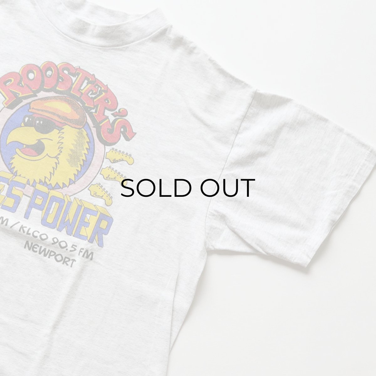 画像3: 〜90's ONEITA COTTON PRINT S/S TEE "ROOSTER'S BLUES POWER" "MADE IN USA" (3)