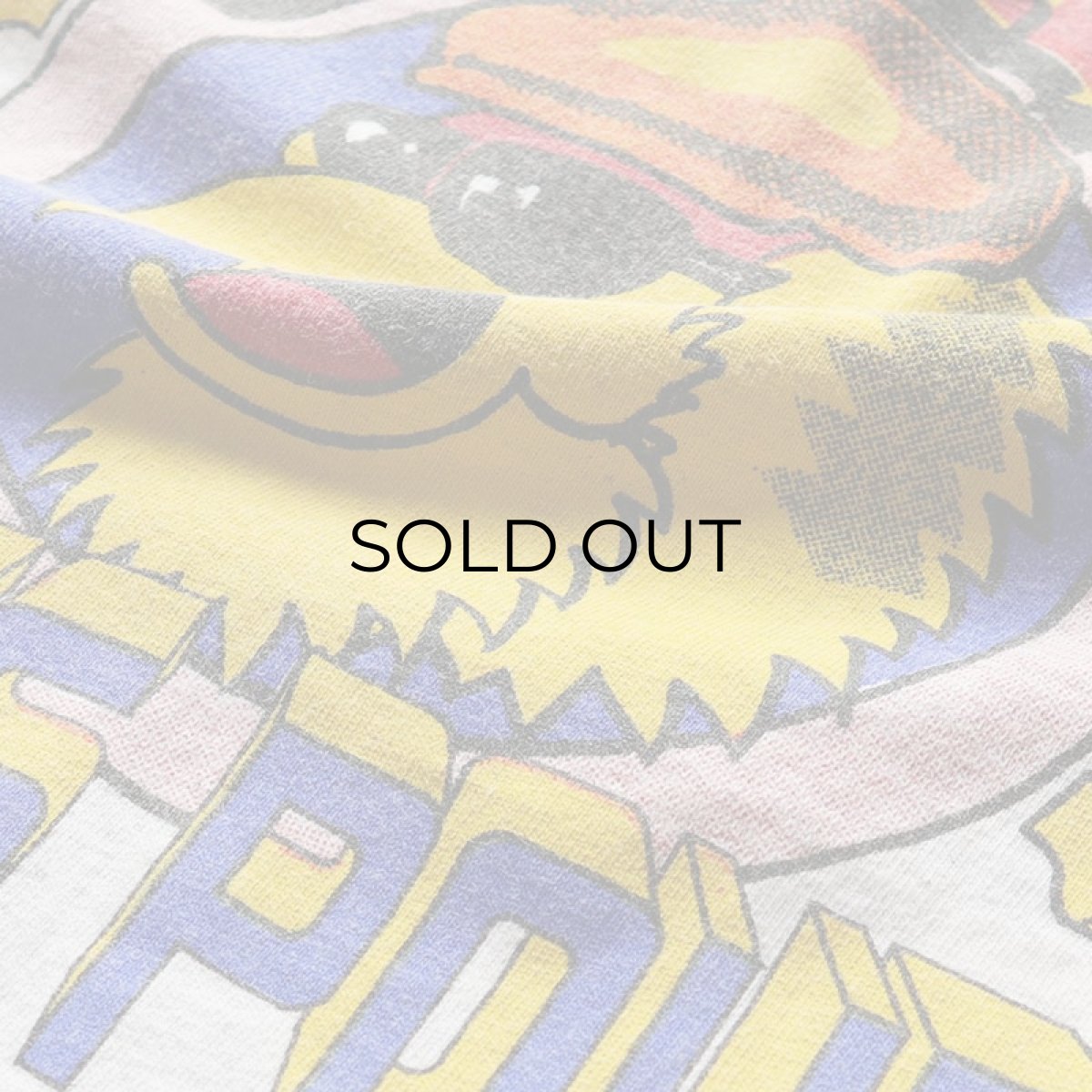 画像6: 〜90's ONEITA COTTON PRINT S/S TEE "ROOSTER'S BLUES POWER" "MADE IN USA" (6)