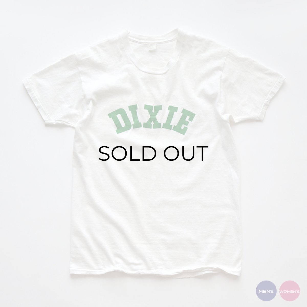 画像1: 70's UNKNOWN BRAND COTTON PRINT S/S TEE "DIXIE" (1)
