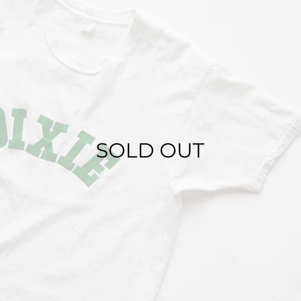 画像3: 70's UNKNOWN BRAND COTTON PRINT S/S TEE "DIXIE" (3)