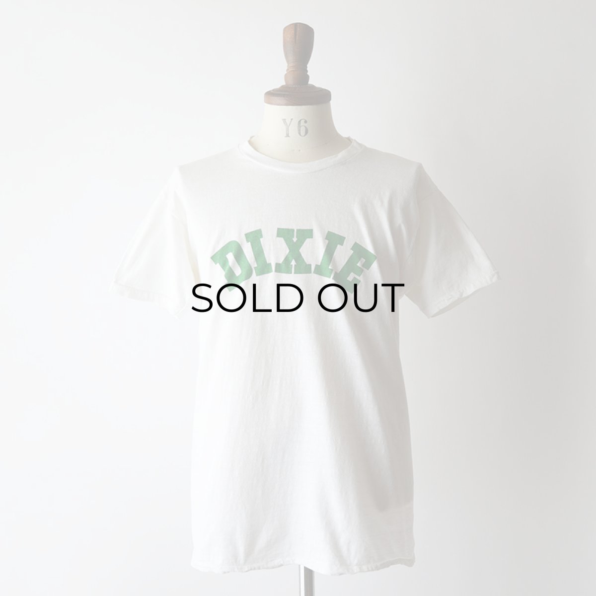 画像10: 70's UNKNOWN BRAND COTTON PRINT S/S TEE "DIXIE" (10)