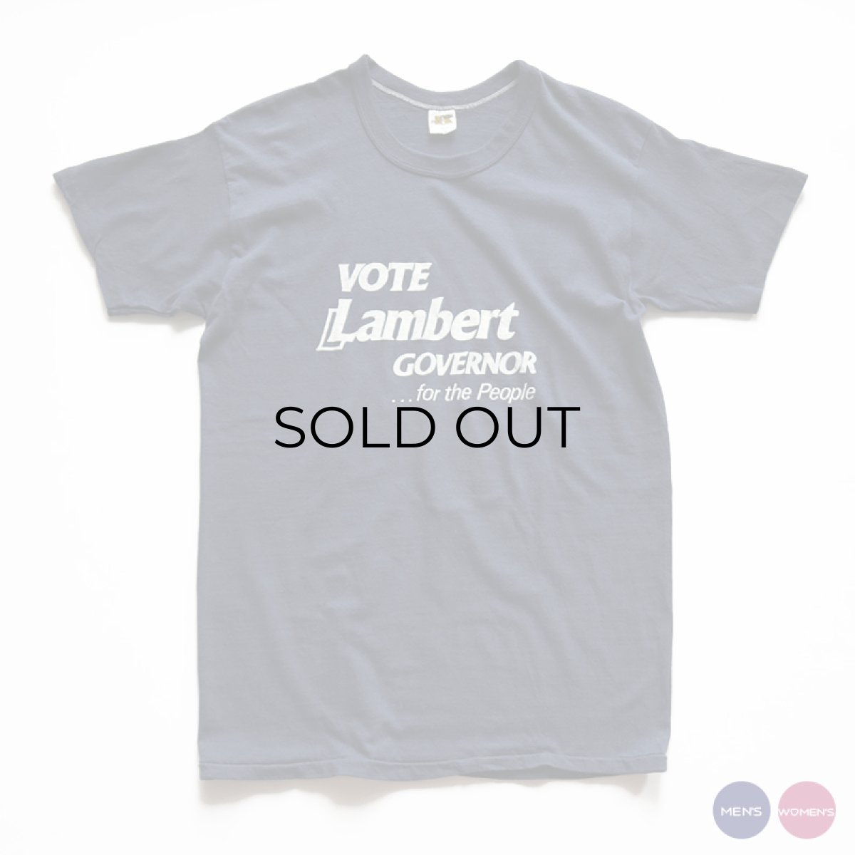 画像1: 〜80's RUSSELL COTTON PRINT S/S TEE "VOTE Lambert" (1)