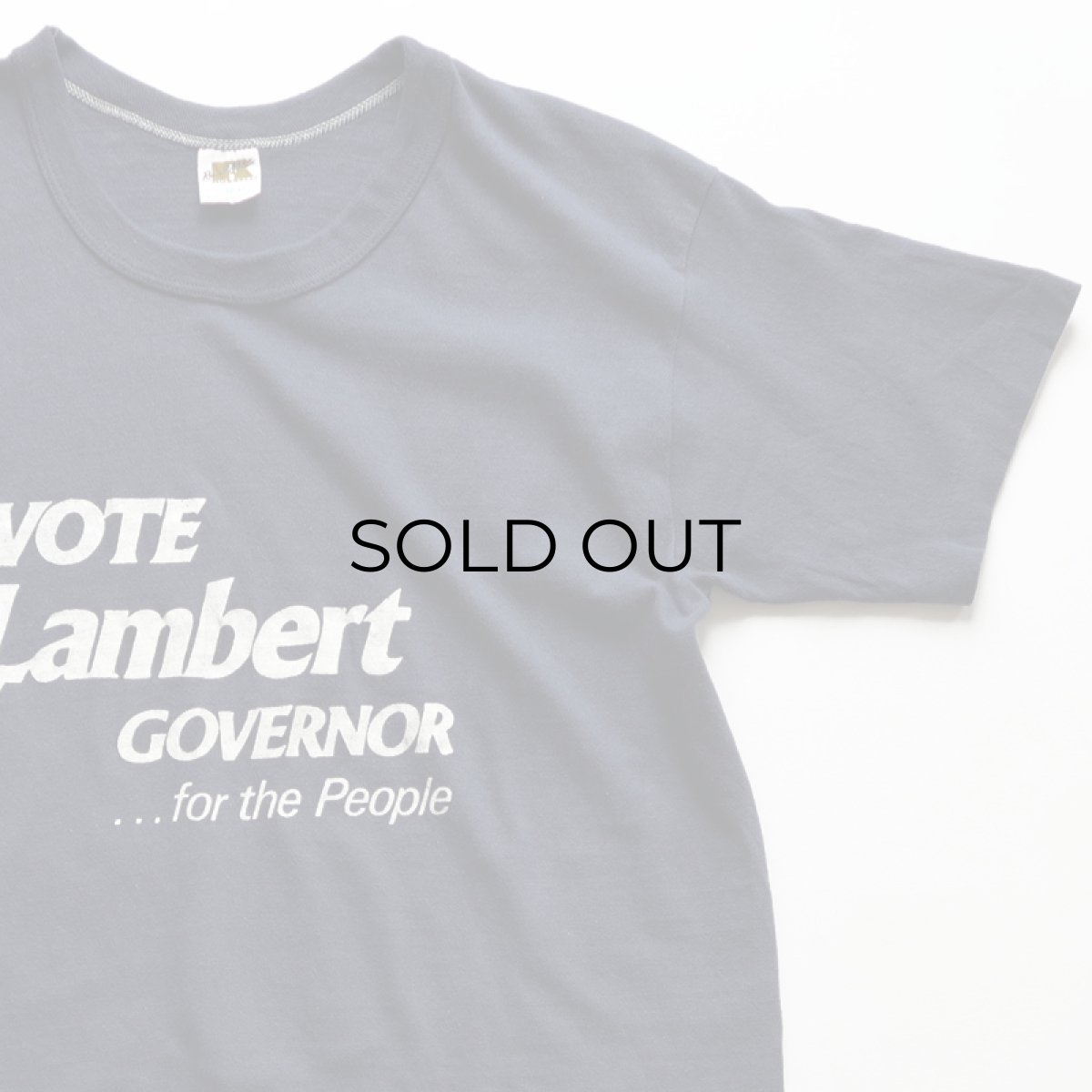 画像3: 〜80's RUSSELL COTTON PRINT S/S TEE "VOTE Lambert" (3)