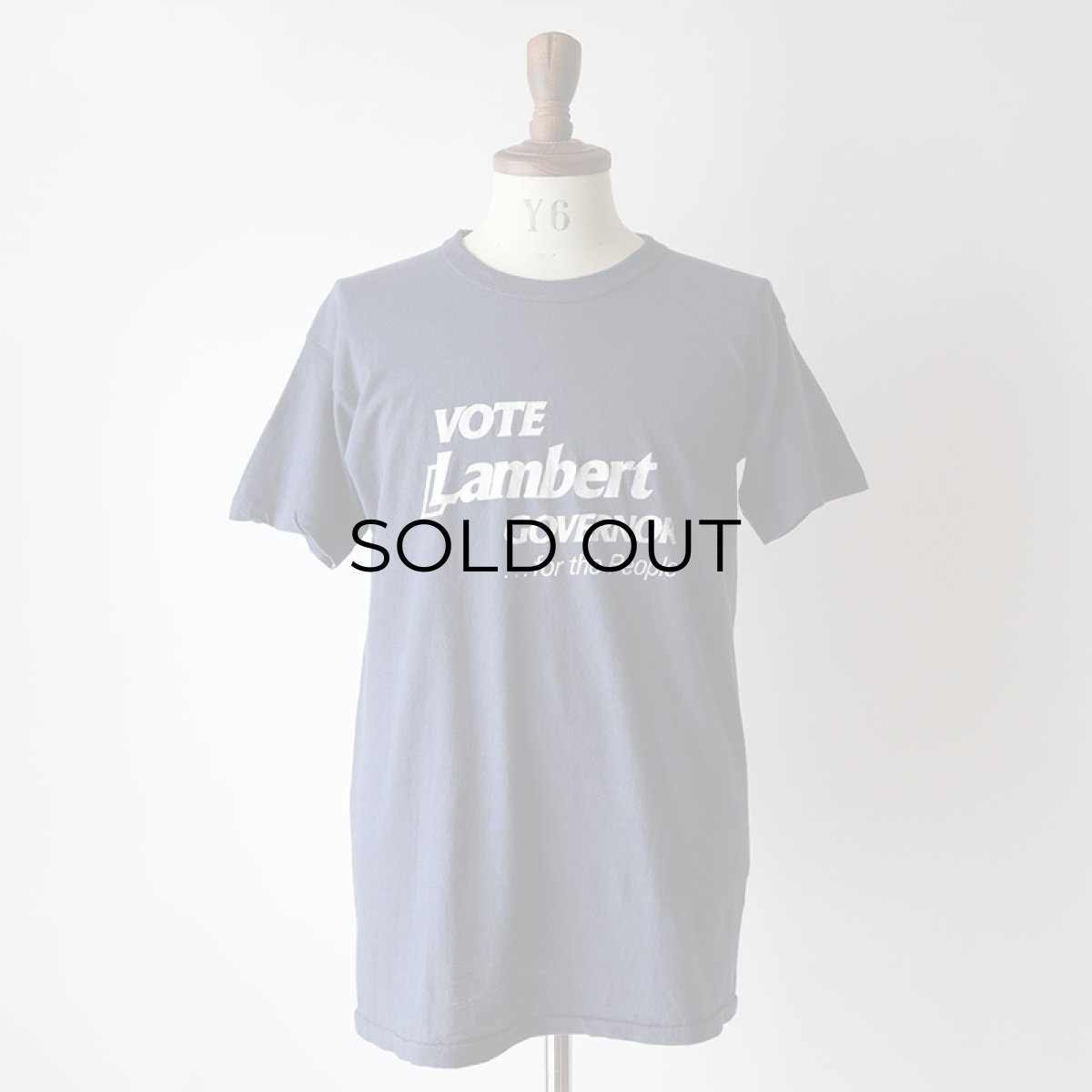 画像7: 〜80's RUSSELL COTTON PRINT S/S TEE "VOTE Lambert" (7)