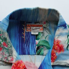 画像7: 50's POLYNESIAN Sportswear RAYON CREPE ALL OVER PATTERN LOOP COLLAR S/S HAWAIIAN SHIRT "MINT CONDITION" (7)