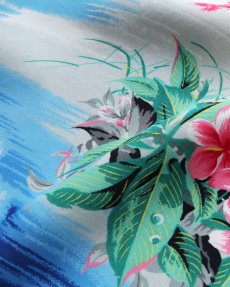画像10: 50's POLYNESIAN Sportswear CREPE ALL OVER PATTERN S/S LOOP COLLAR HAWAIIAN SHIRT "MINT CONDITION" (10)