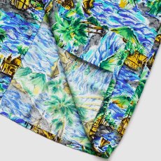 画像10: 60's UNKNOWN BRAND RAYON ALL OVER PATTERN LOOP COLLAR S/S HAWAIIAN SHIRT "MADE IN JAPAN" "MINT CONDITION" (10)