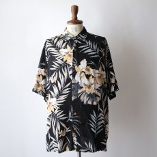 画像8: 90's puritan RAYON ALL OVER PATTERN S/S BOX SHIRT (8)