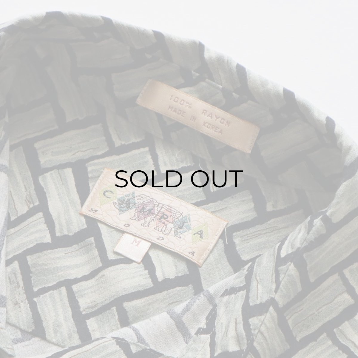 画像6: 〜90's CAMPIA RAYON ALL OVER PATTERN S/S BOX SHIRT (6)