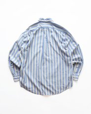 画像2: FACONNABLE COTTON WIDE STRIPE B/D SHIRT (2)