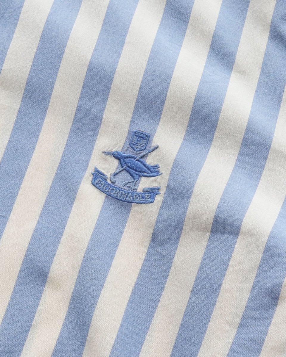 画像7: FACONNABLE COTTON WIDE STRIPE B/D SHIRT (7)