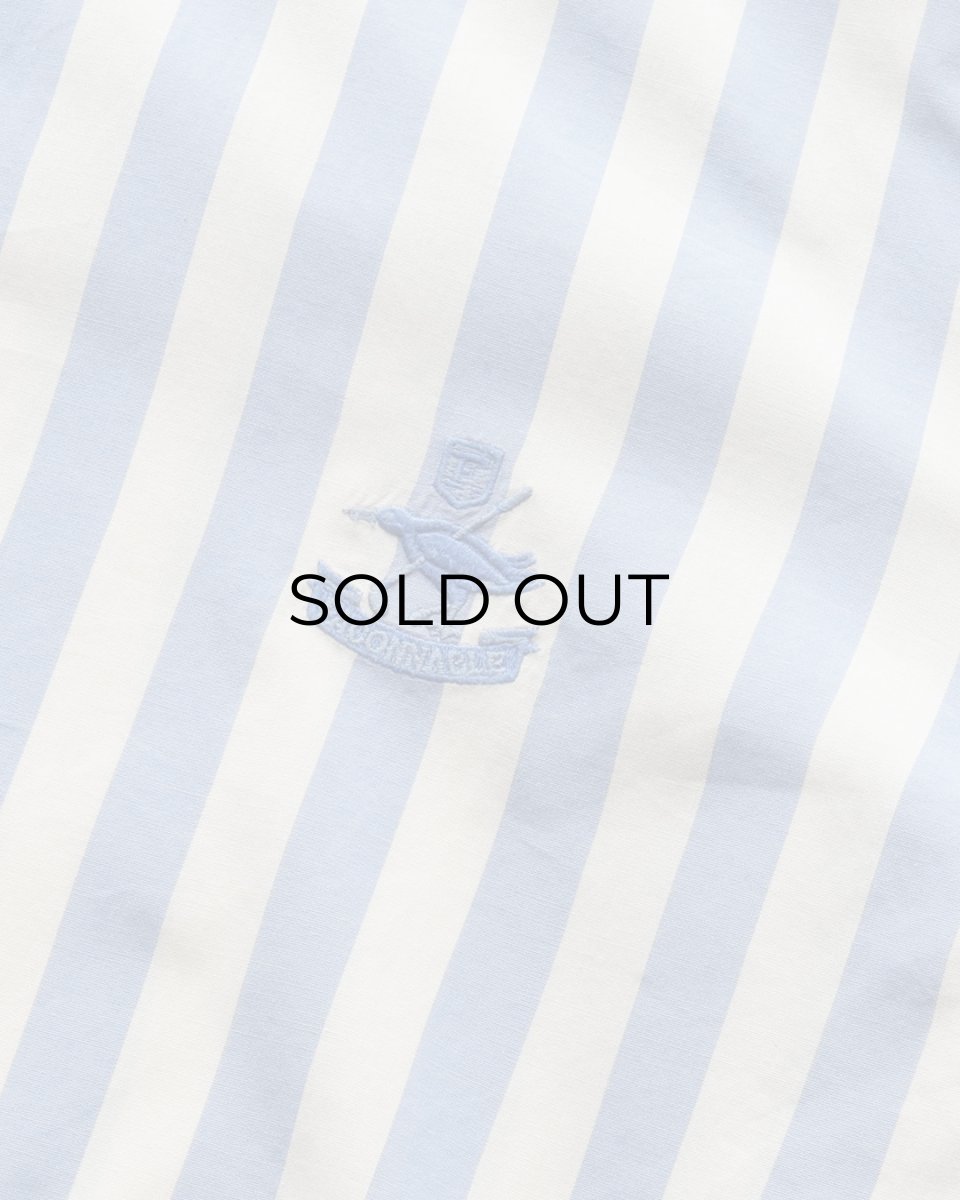 画像7: FACONNABLE COTTON WIDE STRIPE B/D SHIRT (7)