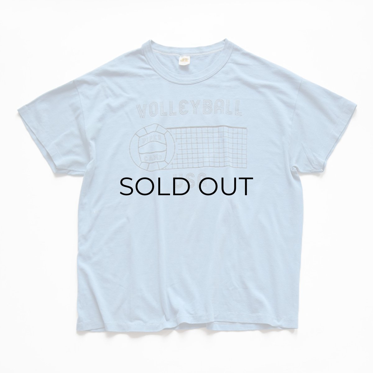 画像3: 〜80's RUSSELL W-PRINT S/S TEE "VOLLEYBALL USA" (3)