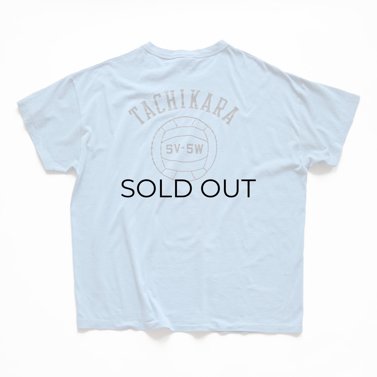 画像2: 〜80's RUSSELL W-PRINT S/S TEE "VOLLEYBALL USA" (2)