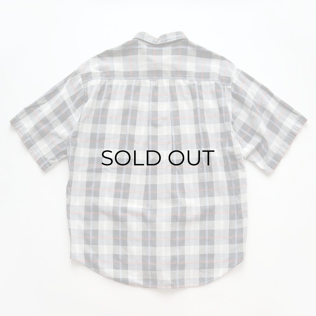 画像2: 〜90's DOCKERS by LEVI'S COTTON CHECK S/S REGULAR COLLAR SHIRT (2)