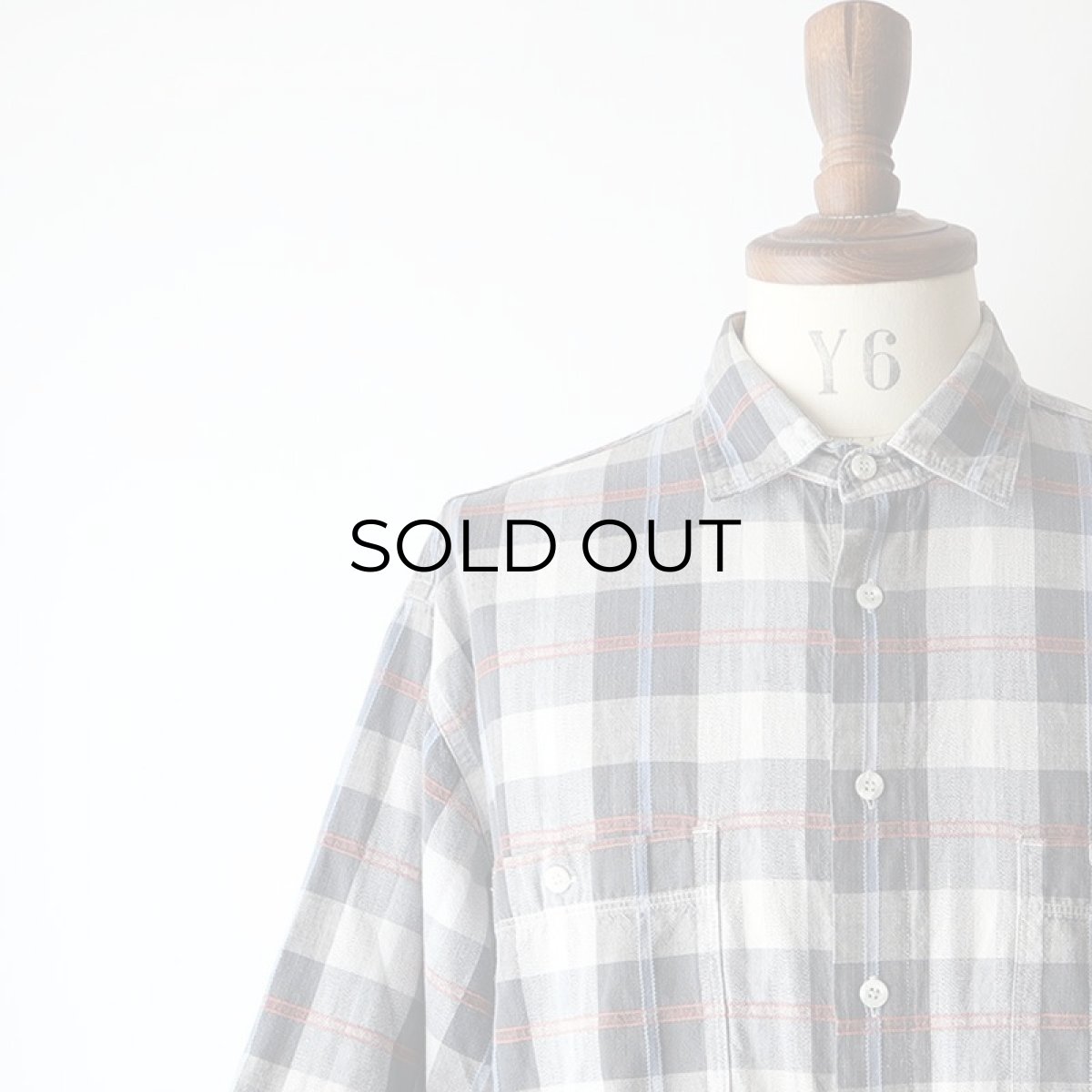 画像10: 〜90's DOCKERS by LEVI'S COTTON CHECK S/S REGULAR COLLAR SHIRT (10)