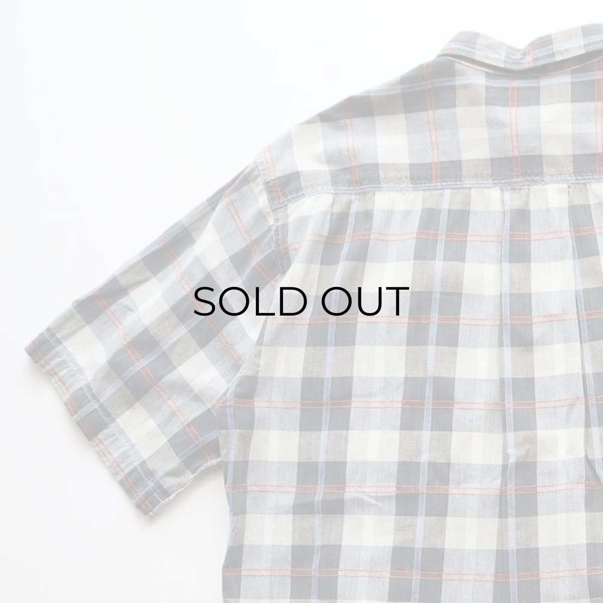 画像8: 〜90's DOCKERS by LEVI'S COTTON CHECK S/S REGULAR COLLAR SHIRT (8)