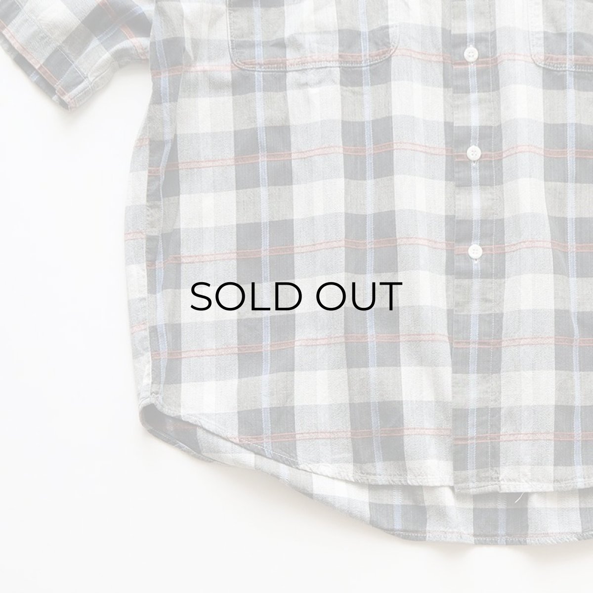 画像4: 〜90's DOCKERS by LEVI'S COTTON CHECK S/S REGULAR COLLAR SHIRT (4)