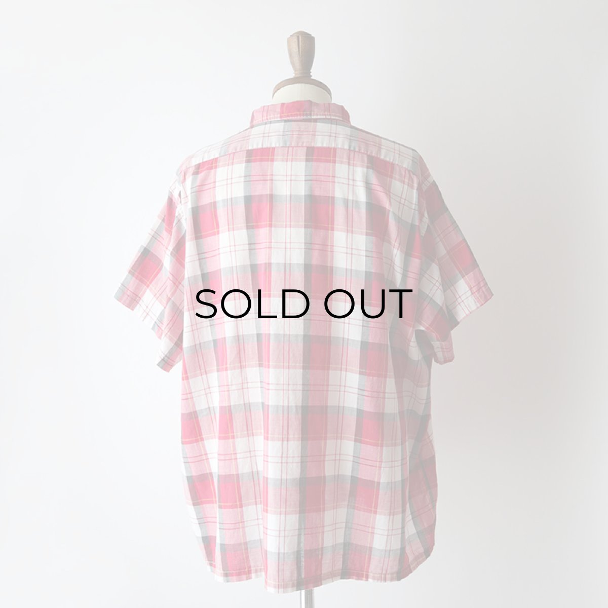 画像11: 60's Squire Casuals by Elbeco COTTON CHECK S/S OPEN COLLAR BOX SHIRT (11)