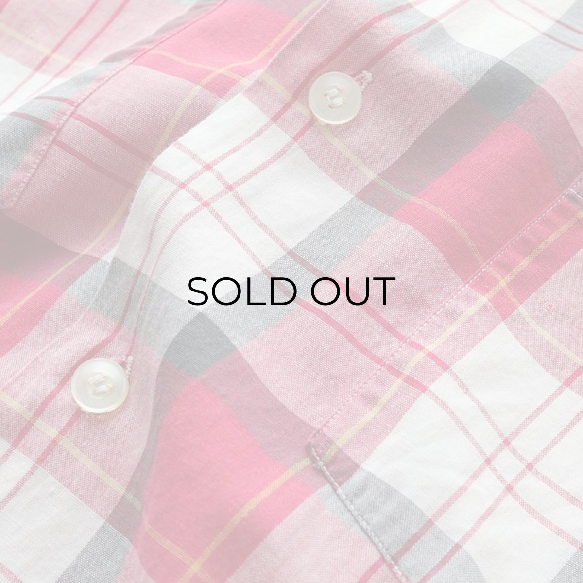 画像7: 60's Squire Casuals by Elbeco COTTON CHECK S/S OPEN COLLAR BOX SHIRT (7)