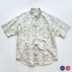 画像1: 90's Columbia COTTON ALL OVER PATTERN S/S B/D SHIRT (1)
