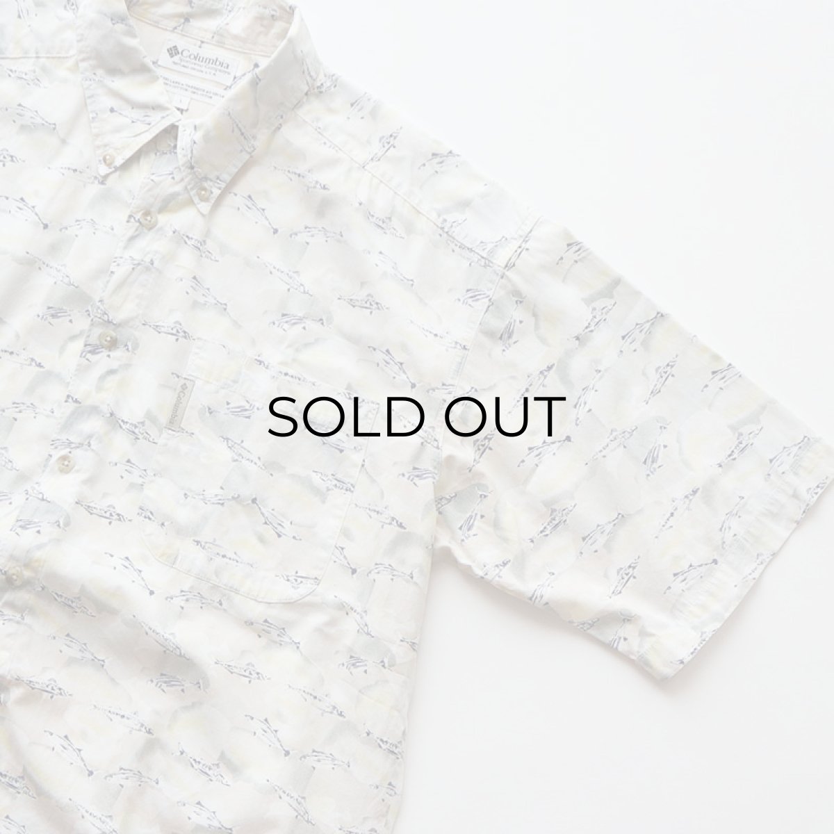 画像3: 90's Columbia COTTON ALL OVER PATTERN S/S B/D SHIRT (3)