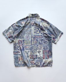 画像3: 〜90's reyn spooner COTTON ALL OVER PATTERN S/S HAWAIIAN SHIRT (3)