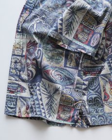 画像6: 〜90's reyn spooner COTTON ALL OVER PATTERN S/S HAWAIIAN SHIRT (6)