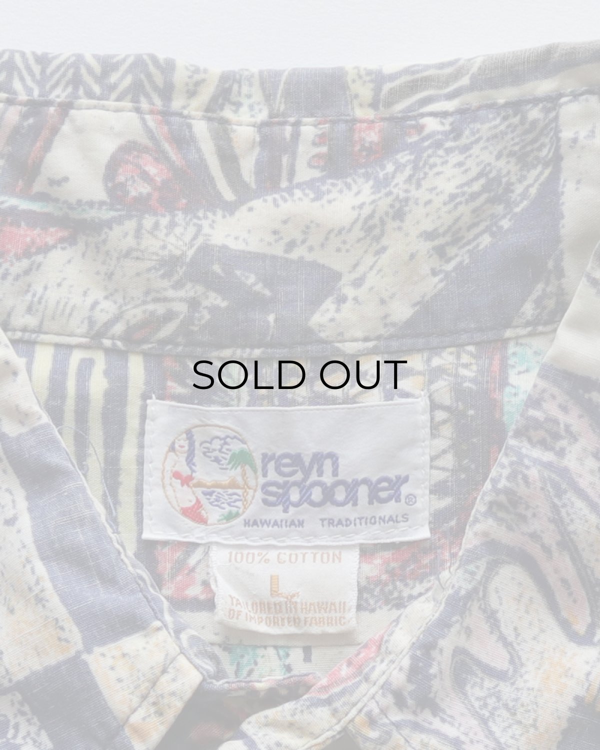 画像8: 〜90's reyn spooner COTTON ALL OVER PATTERN S/S HAWAIIAN SHIRT (8)