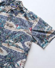 画像3: 〜90's PHIL EDWARDS by REYN SPOONER COTTON ALL OVER PATTERN S/S HAWAIIAN SHIRT (3)