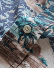 画像11: 〜90's PHIL EDWARDS by REYN SPOONER COTTON ALL OVER PATTERN S/S HAWAIIAN SHIRT (11)