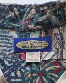 画像7: 〜90's PHIL EDWARDS by REYN SPOONER COTTON ALL OVER PATTERN S/S HAWAIIAN SHIRT (7)