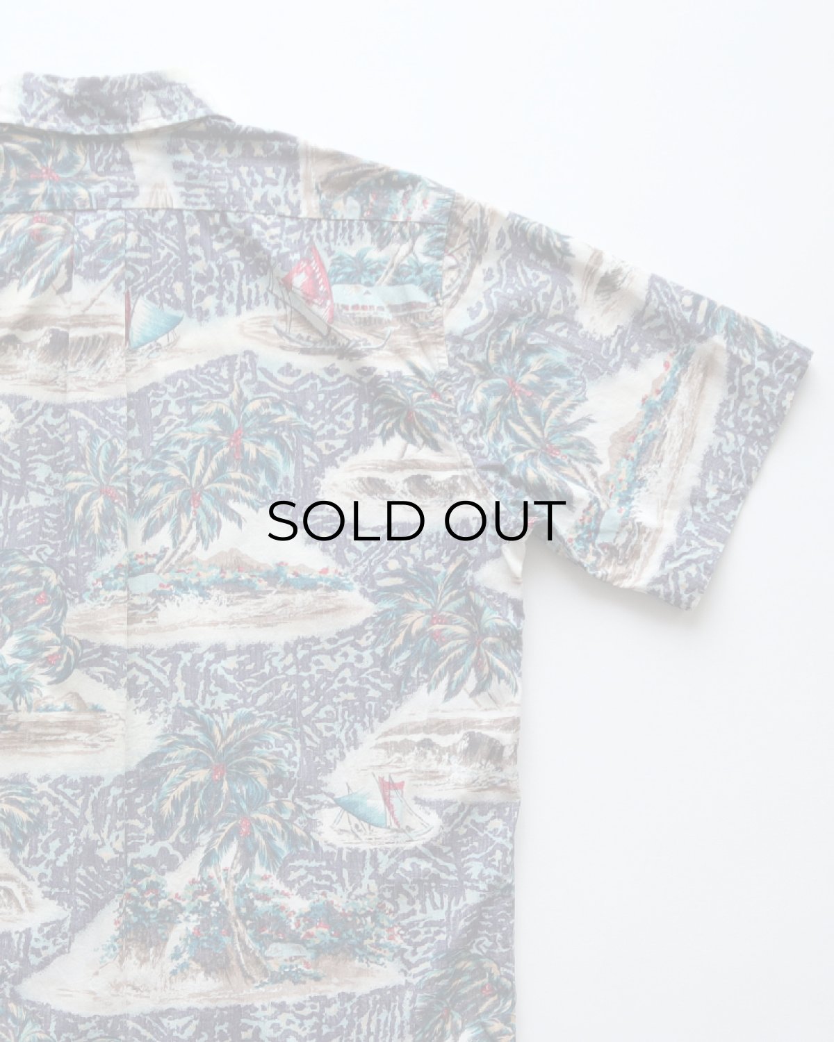 画像5: 〜90's PHIL EDWARDS by REYN SPOONER COTTON ALL OVER PATTERN S/S HAWAIIAN SHIRT (5)