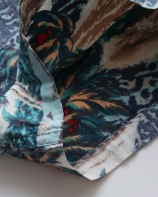 画像10: 〜90's PHIL EDWARDS by REYN SPOONER COTTON ALL OVER PATTERN S/S HAWAIIAN SHIRT (10)