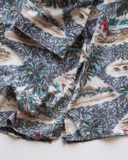 画像6: 〜90's PHIL EDWARDS by REYN SPOONER COTTON ALL OVER PATTERN S/S HAWAIIAN SHIRT (6)