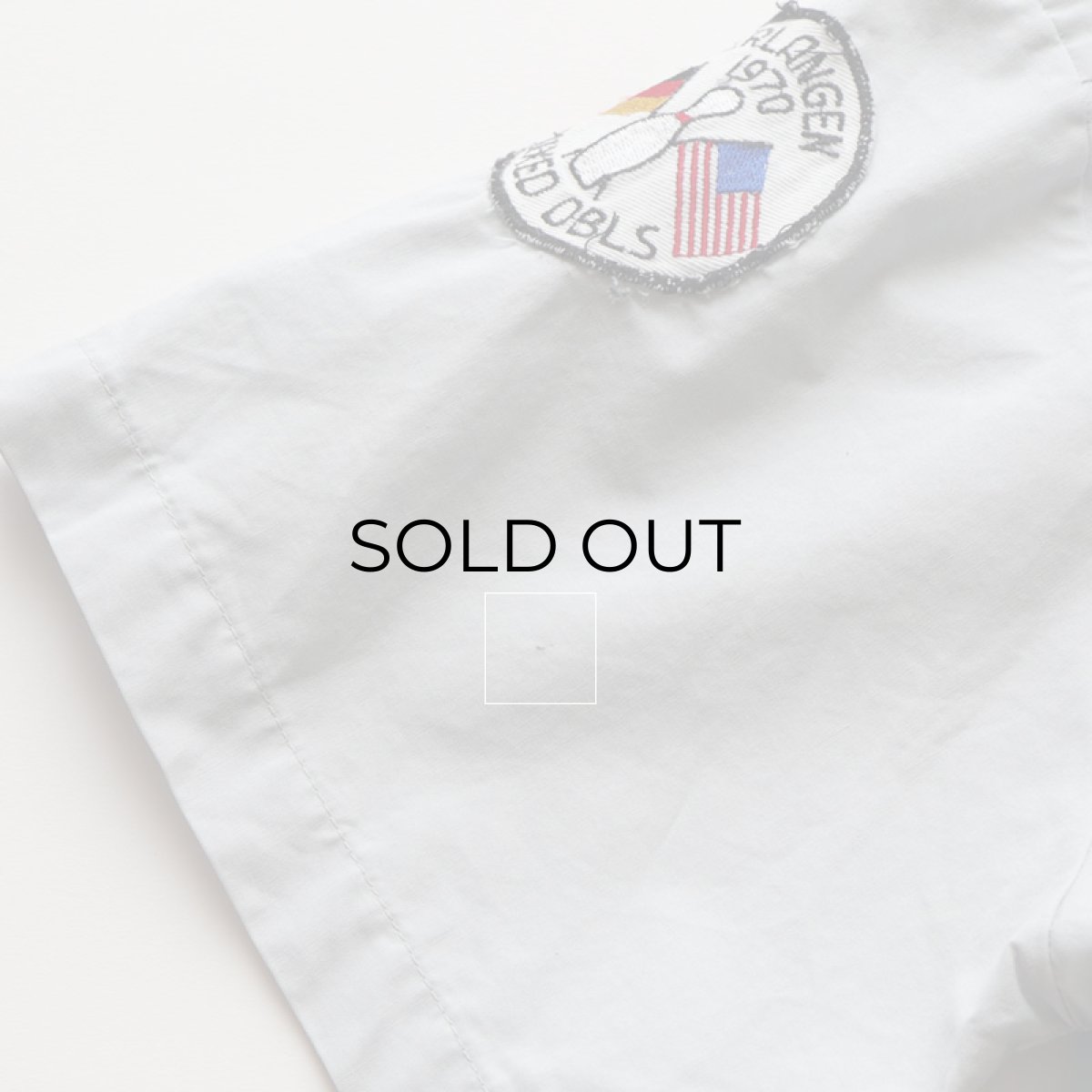 画像14: 〜70's Smoky COTTON EMBROIDERED S/S LOOP COLLAR BOWLING SHIRT "F-TROOP" (14)