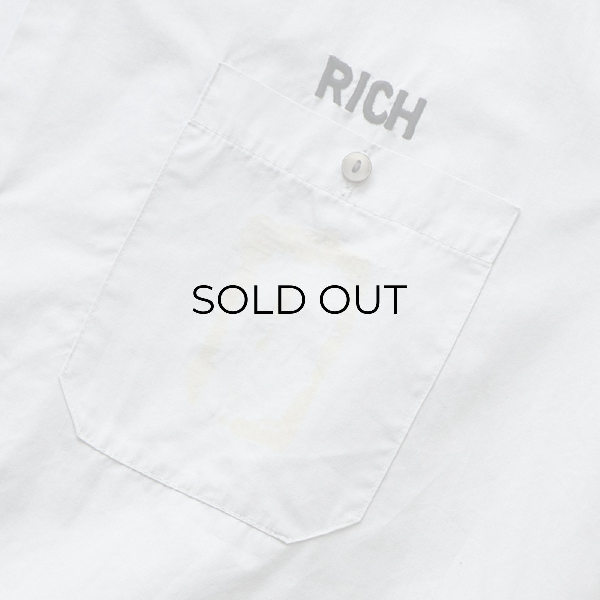 画像13: 〜70's Smoky COTTON EMBROIDERED S/S LOOP COLLAR BOWLING SHIRT "F-TROOP" (13)