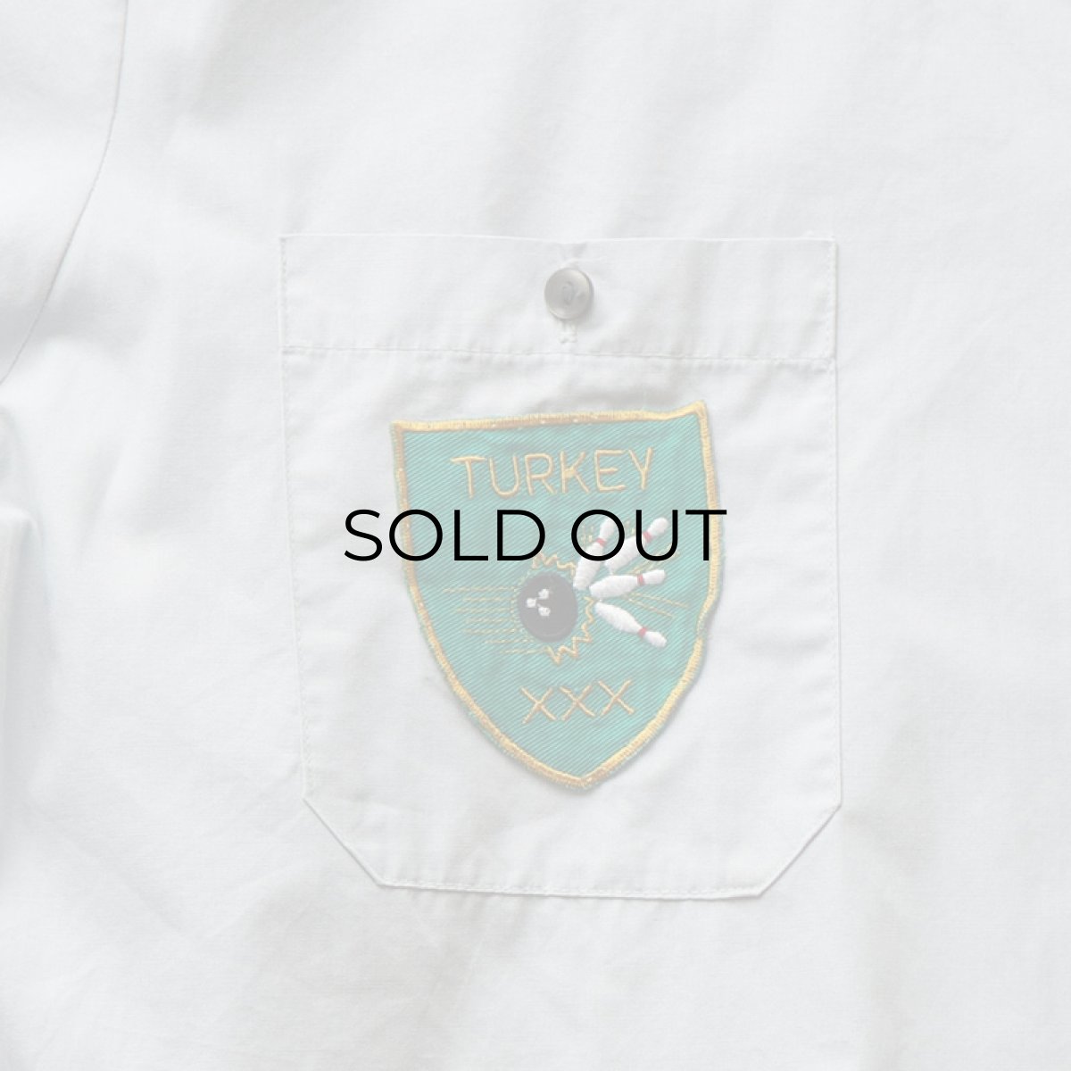 画像12: 〜70's Smoky COTTON EMBROIDERED S/S LOOP COLLAR BOWLING SHIRT "F-TROOP" (12)