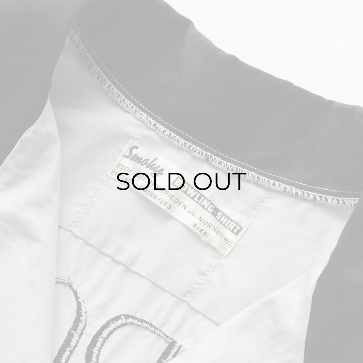 画像9: 〜70's Smoky COTTON EMBROIDERED S/S LOOP COLLAR BOWLING SHIRT "F-TROOP" (9)