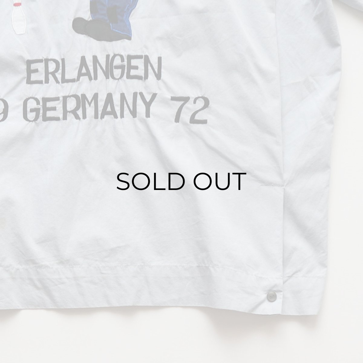 画像8: 〜70's Smoky COTTON EMBROIDERED S/S LOOP COLLAR BOWLING SHIRT "F-TROOP" (8)