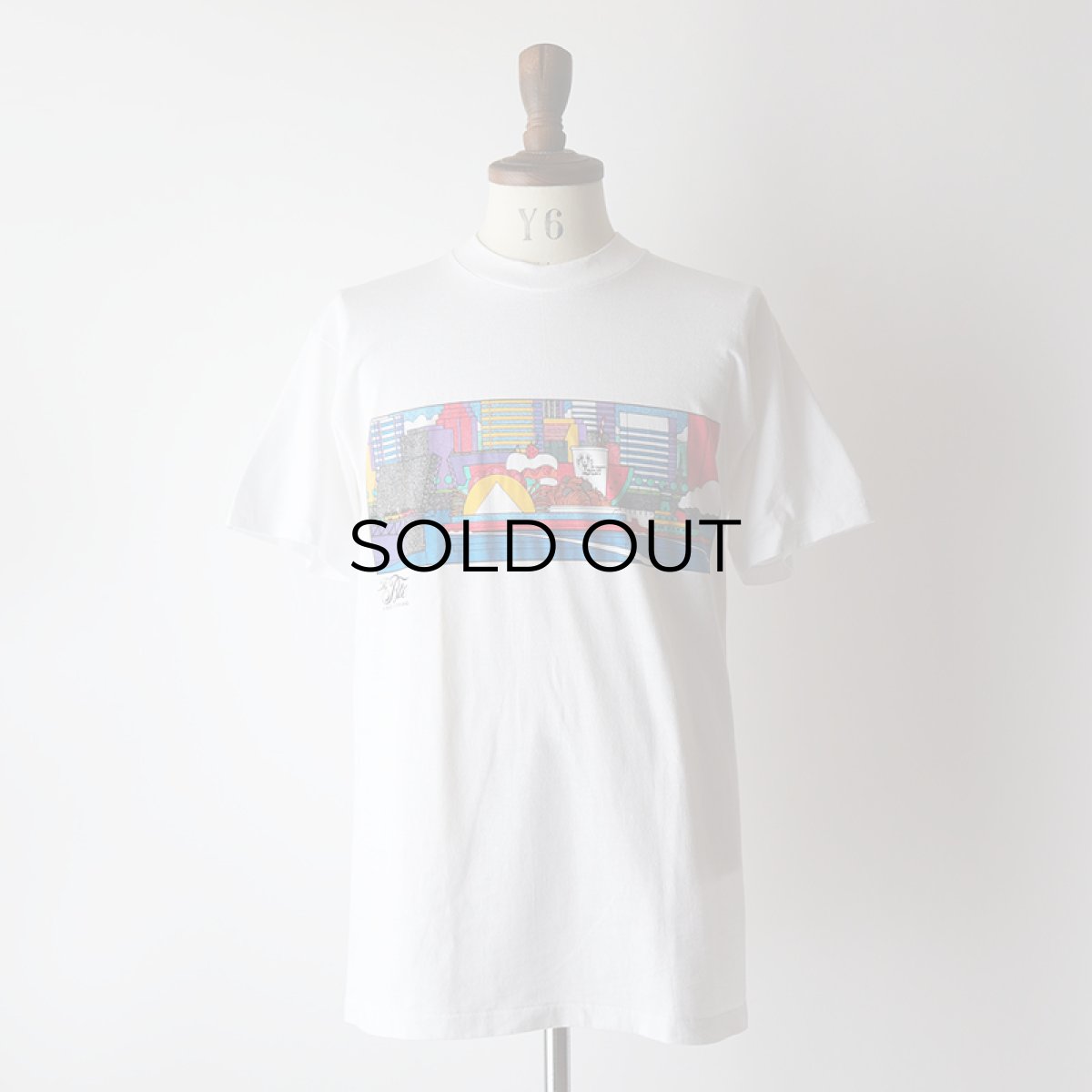 画像9: 90's NIKE W-PRINT S/S TEE "The Bite" "MADE IN USA" (9)